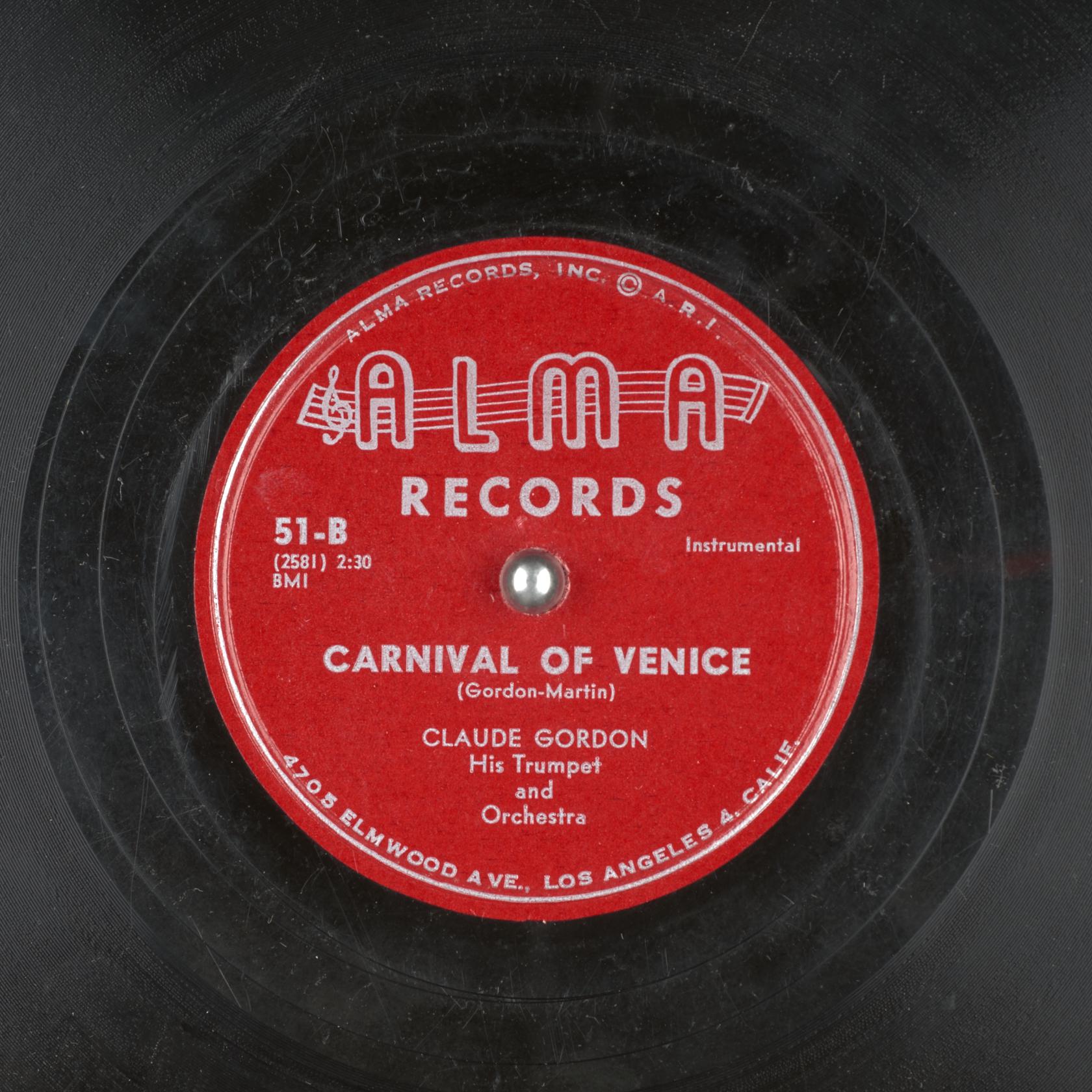Claude Gordon plays Carnival of Venice