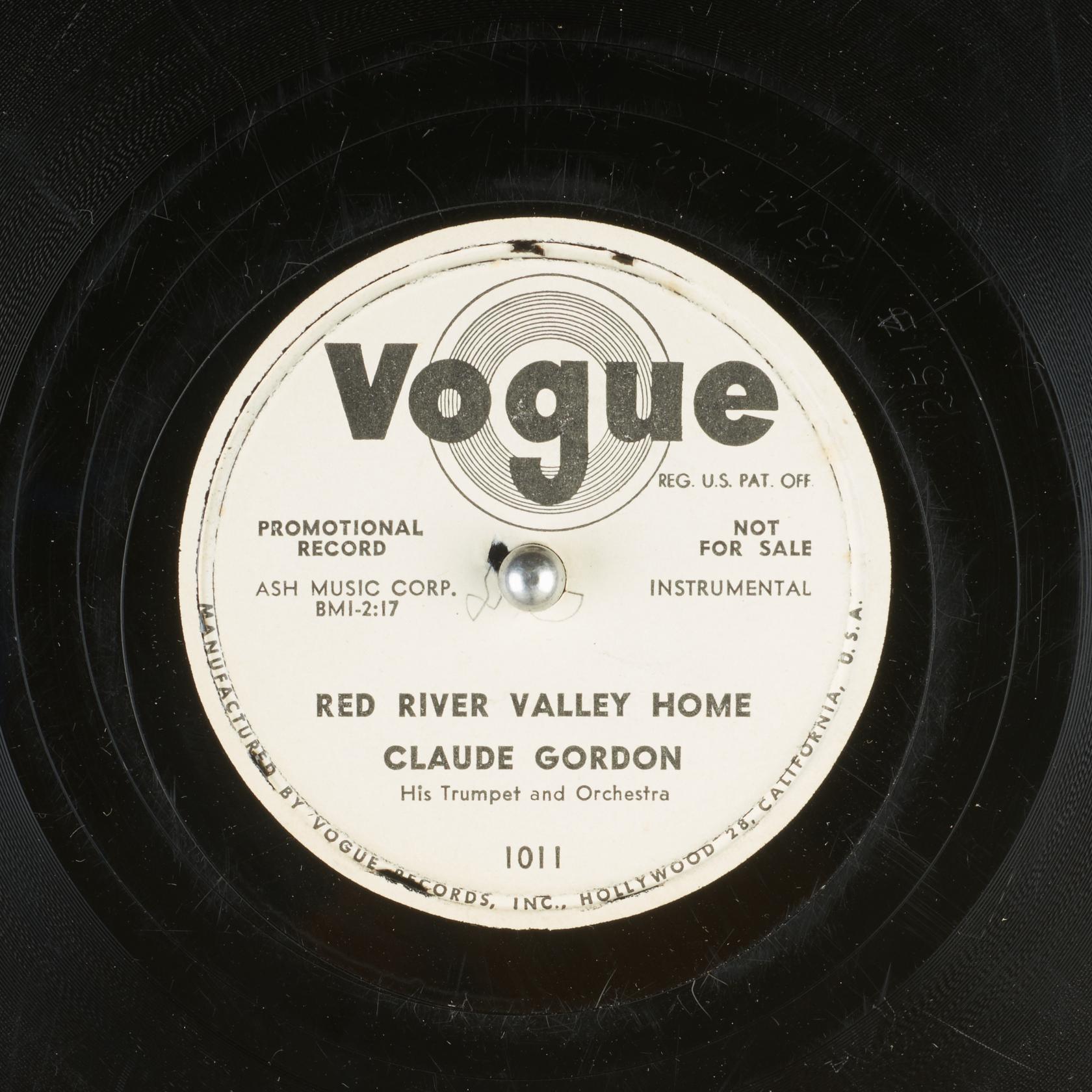 Claude Gordon plays Red River Valley