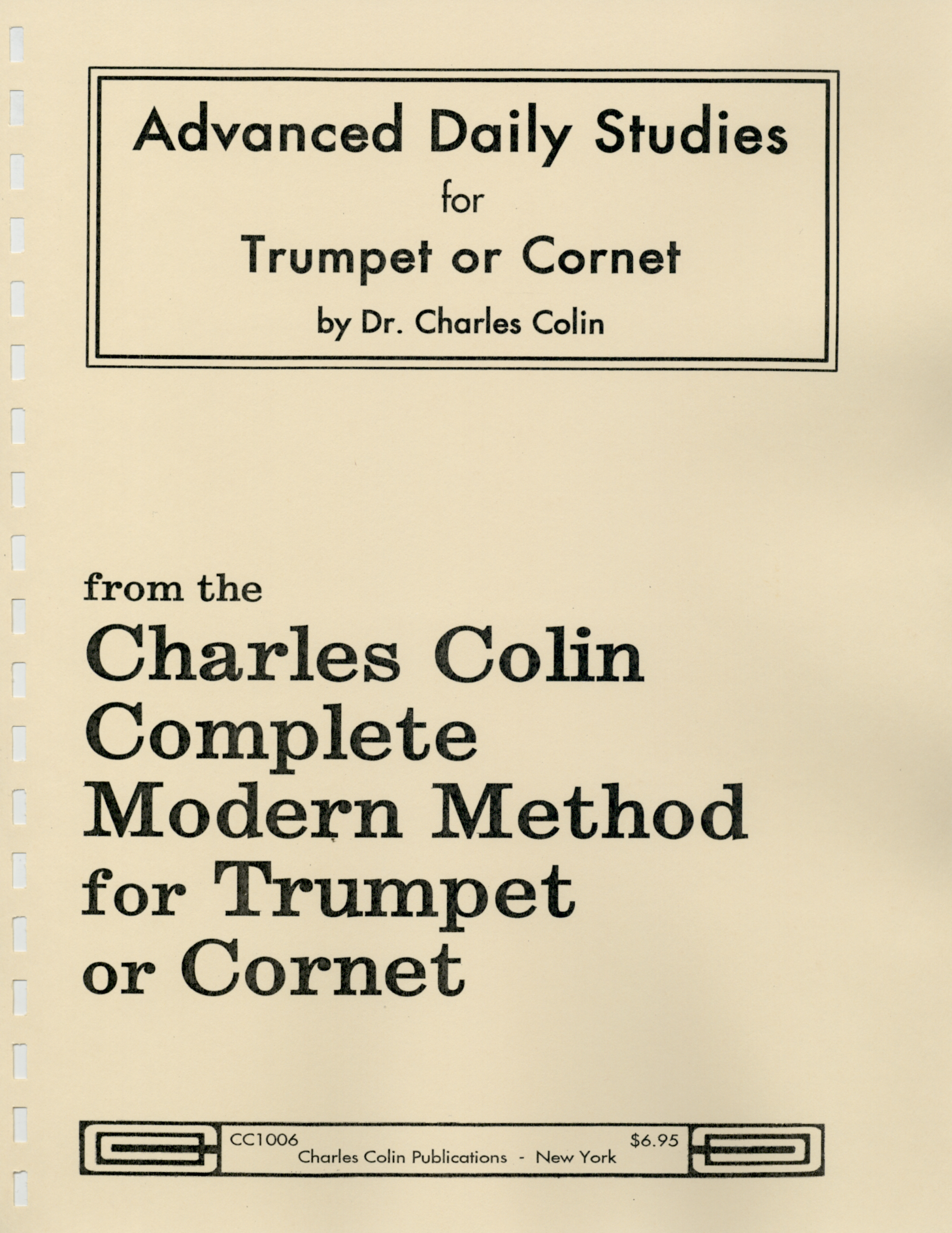 Charles Colin's Advanced Daily Studies
