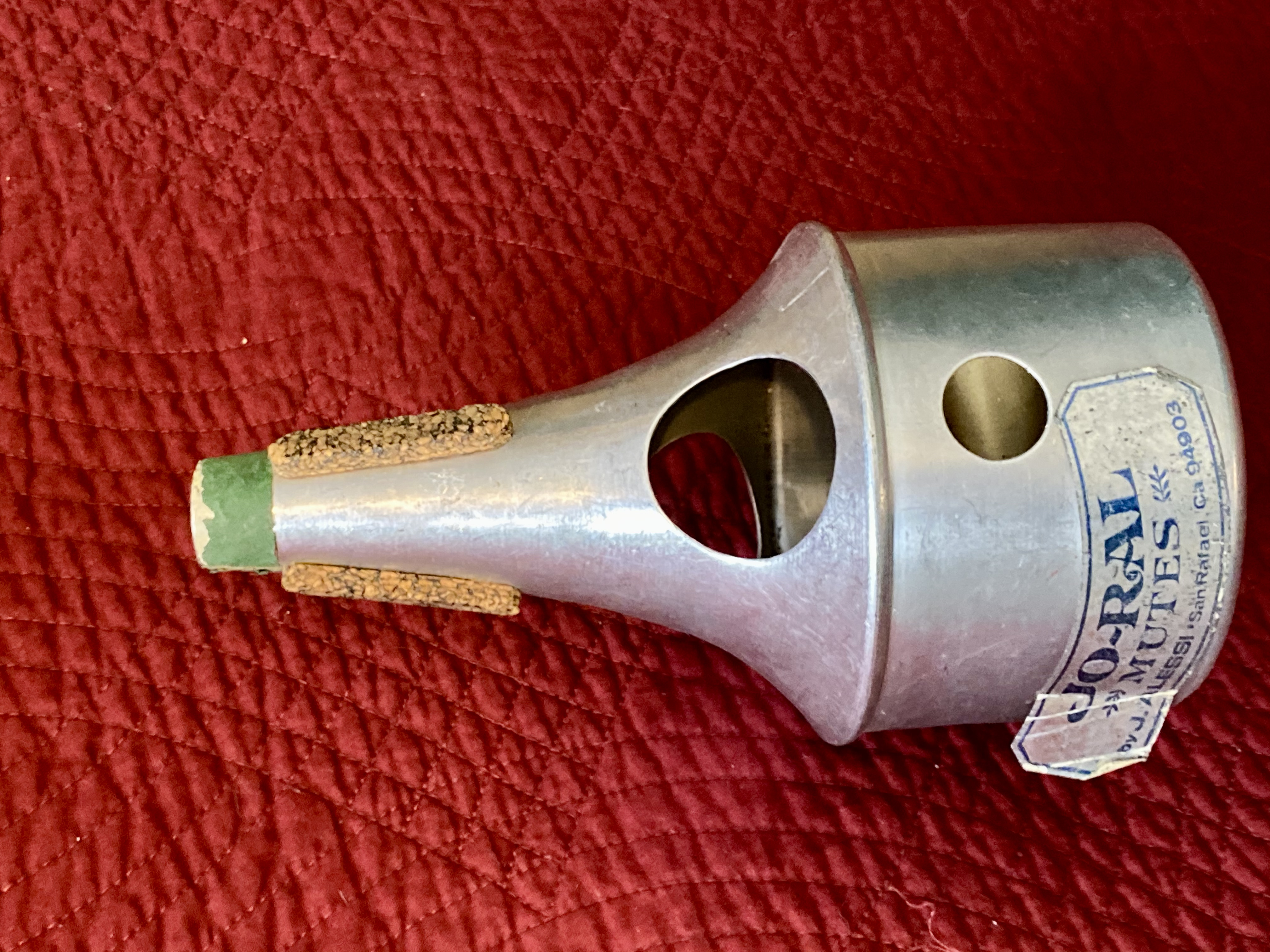 Jo Ral TPT-4A Aluminum Trumpet Bucket Mute